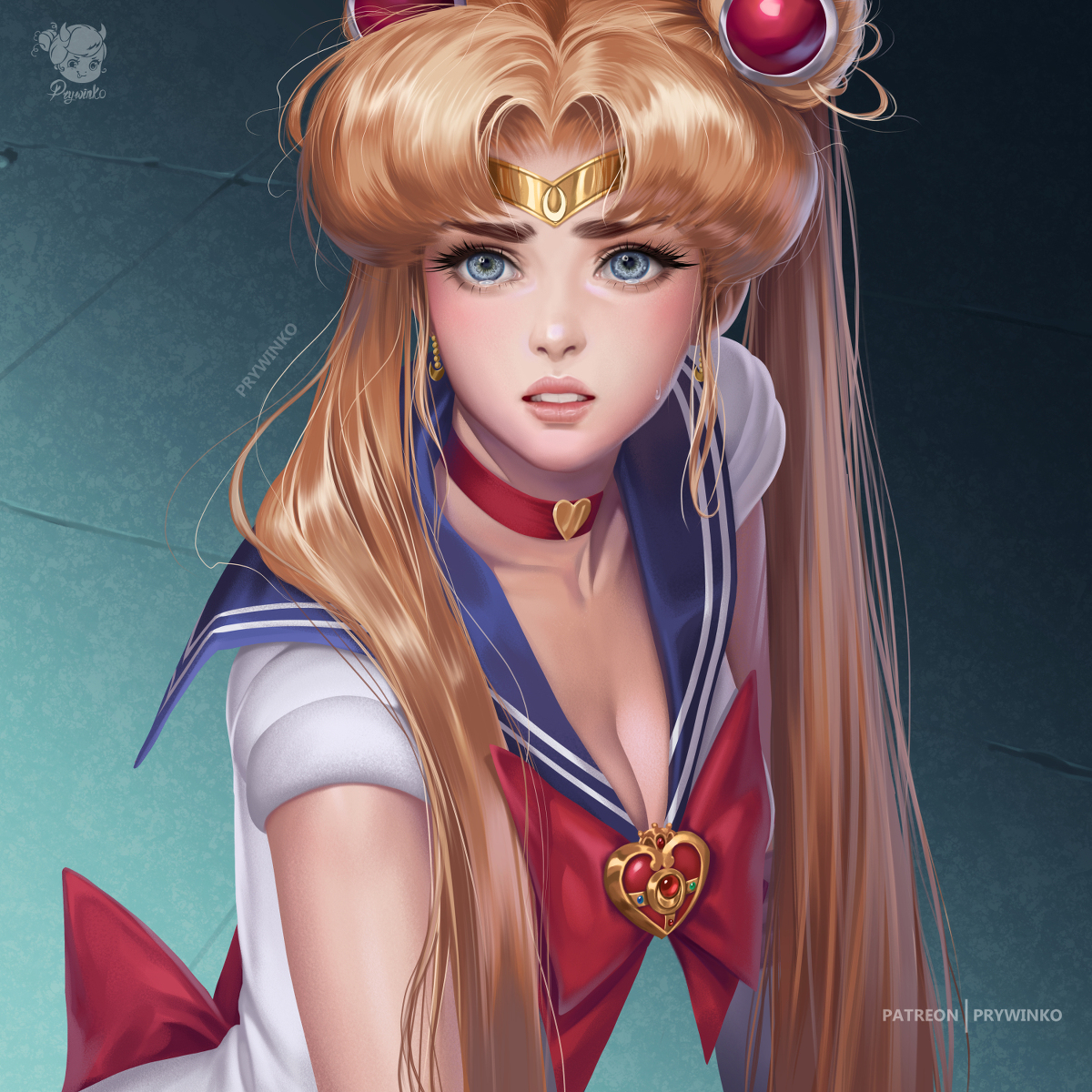 This is a pixiv picture whose title is Sailor Moon (redraw challenge).