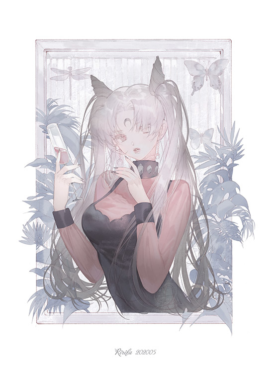 This is a pixiv picture whose title is BLACK lady.