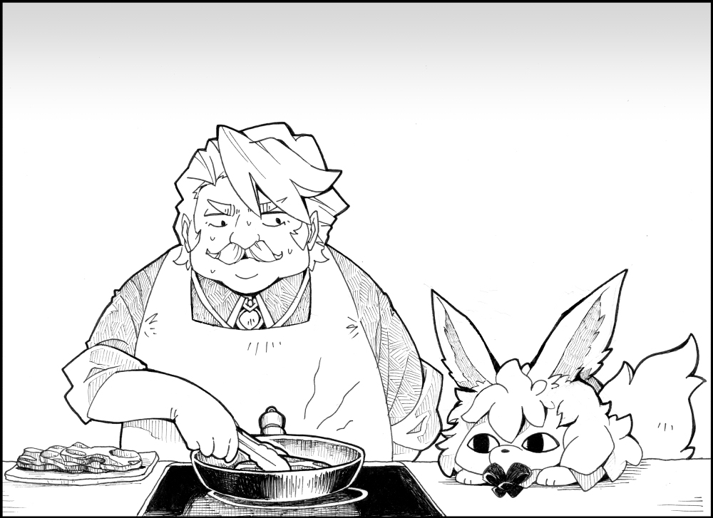 This is a pixiv picture whose title is ゴッフとカリカリベーコン簒奪者たち。.