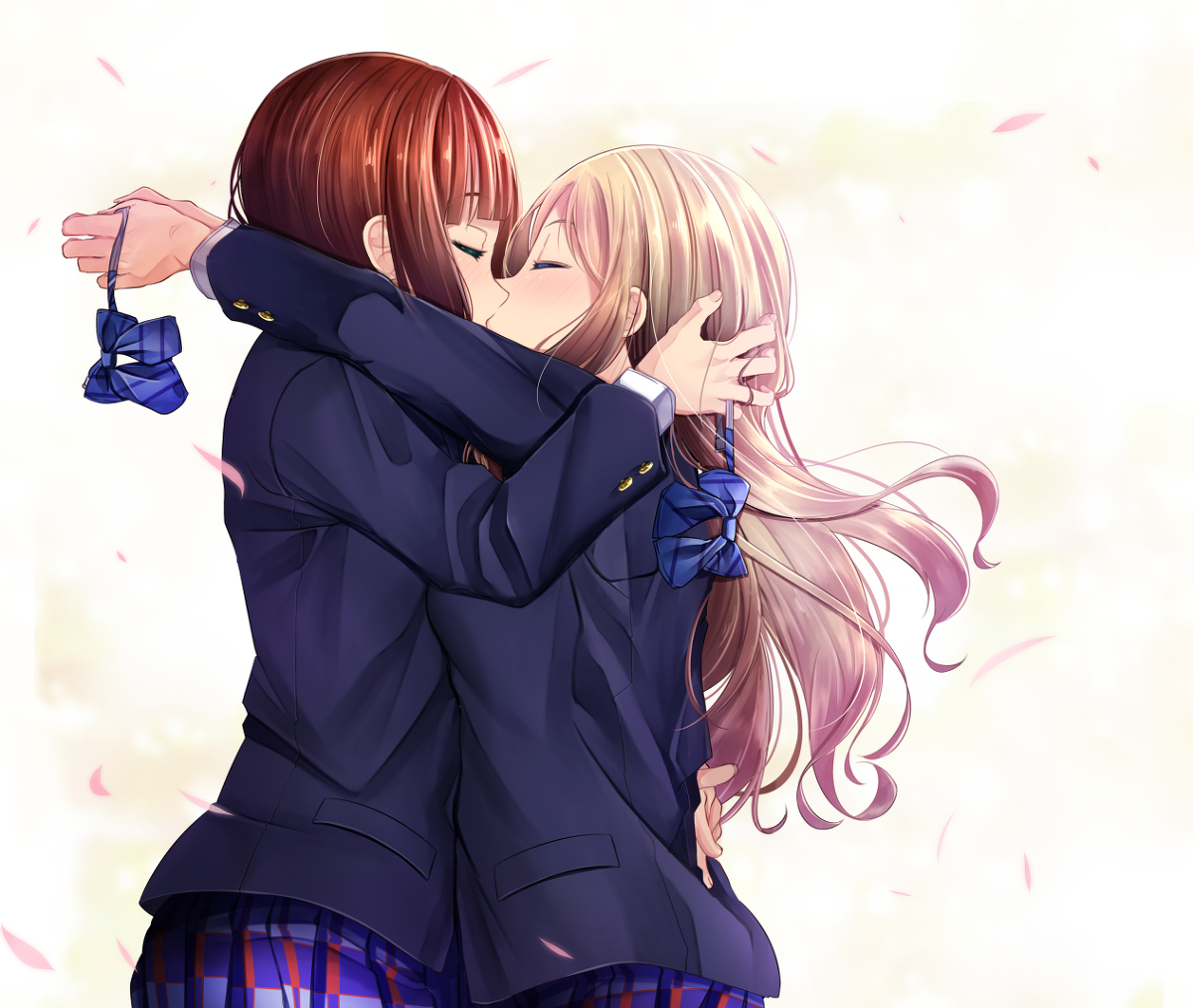 This is a pixiv picture whose title is キス.