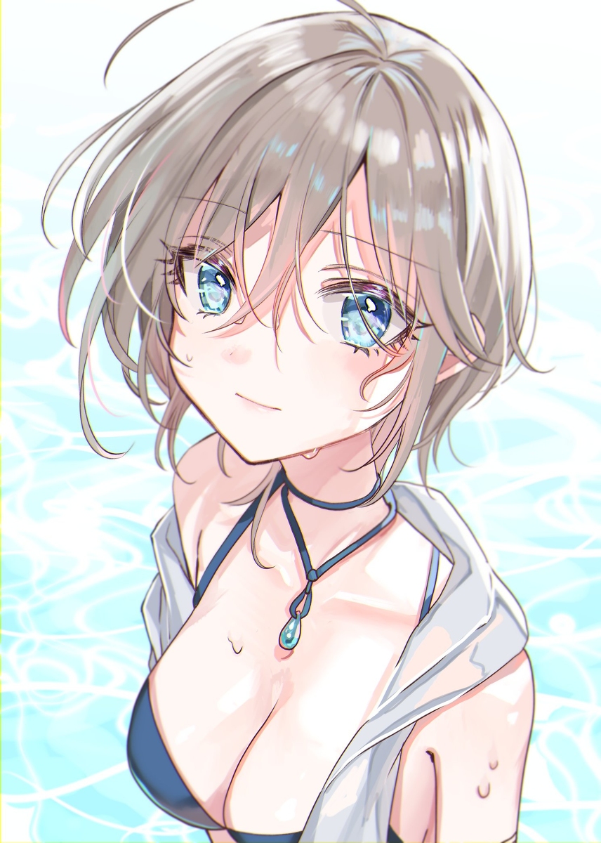 This is a pixiv picture whose title is 🌊.