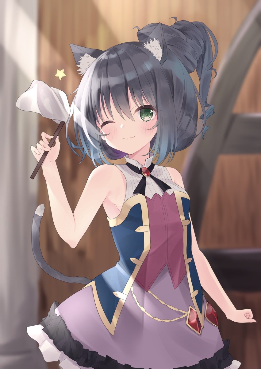 This is a pixiv picture whose title is お掃除キャルちゃん☺️.