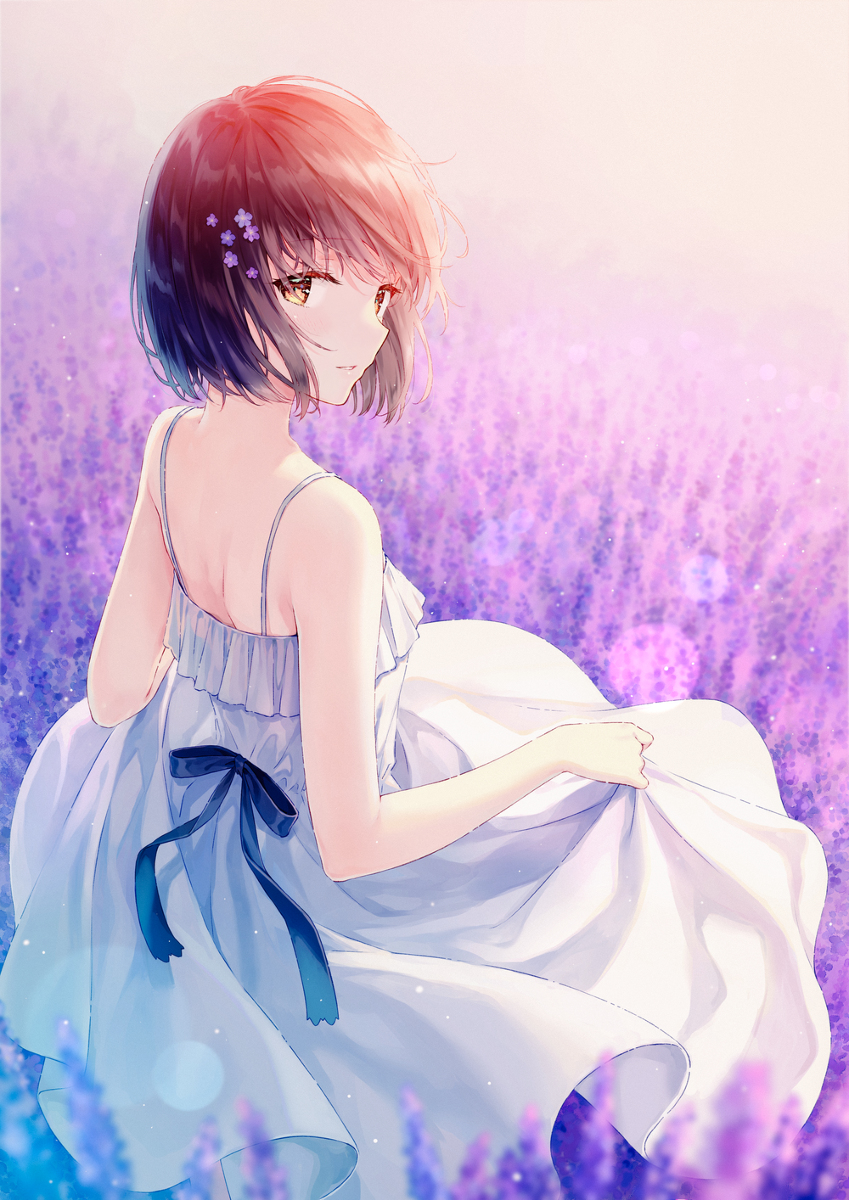 This is a pixiv picture whose title is 君の香りに誘われて.