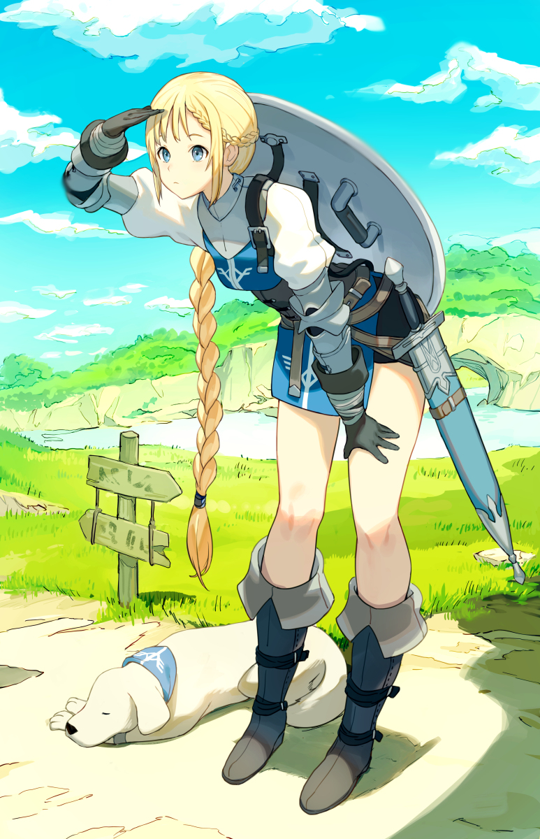 This is a pixiv picture whose title is 冒険初日.