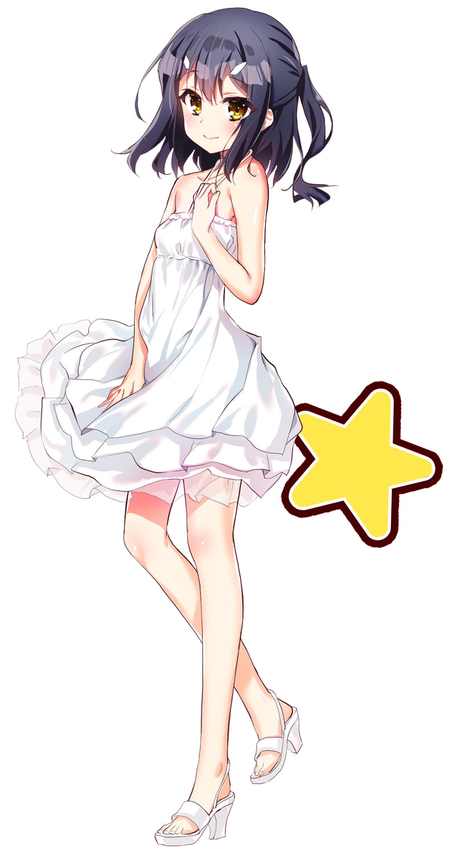 This is a pixiv picture whose title is 夏にぴったりな私服の美遊♡.