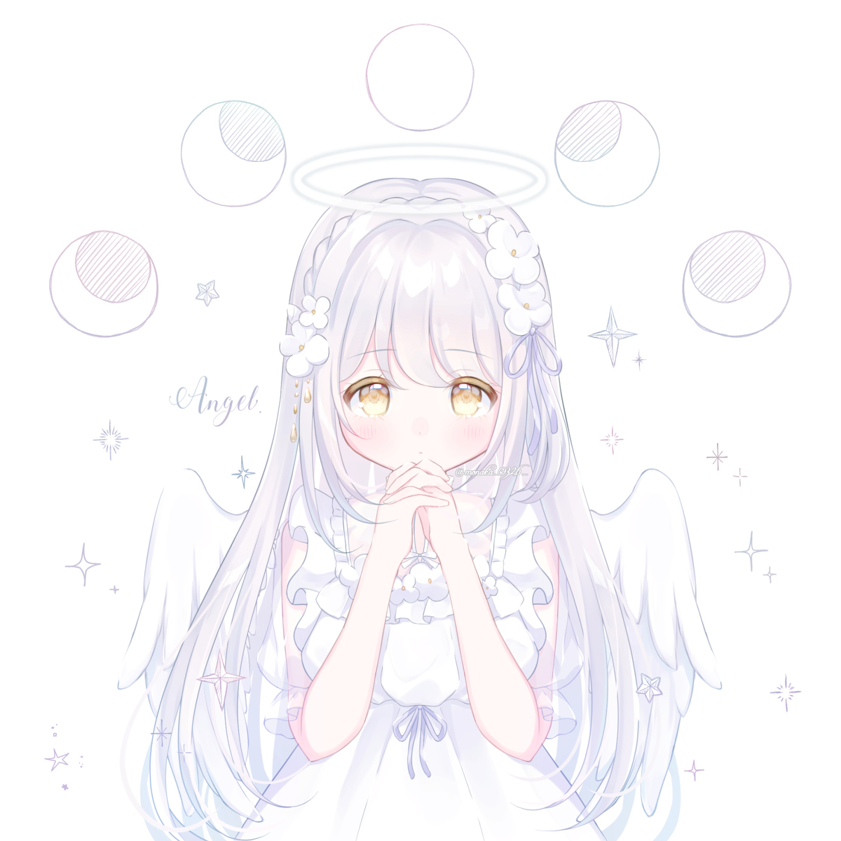 This is a pixiv picture whose title is White.