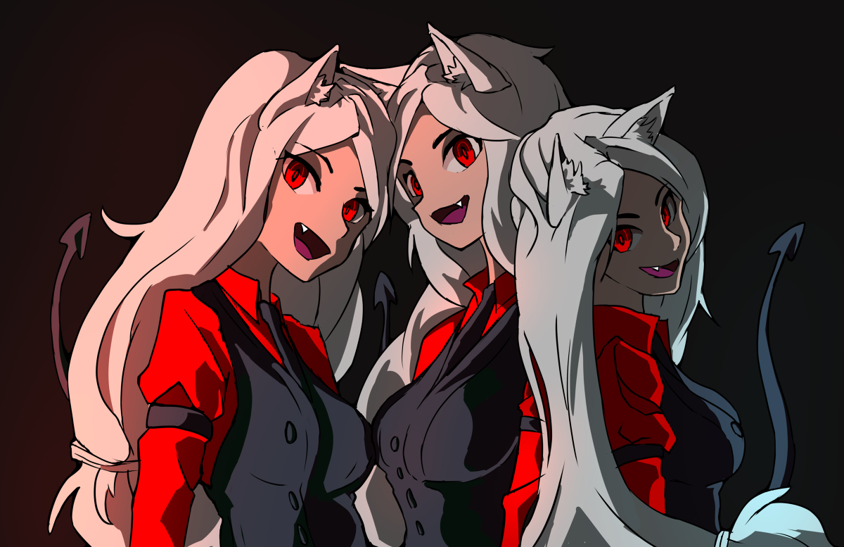 This is a pixiv picture whose title is Cerberus.