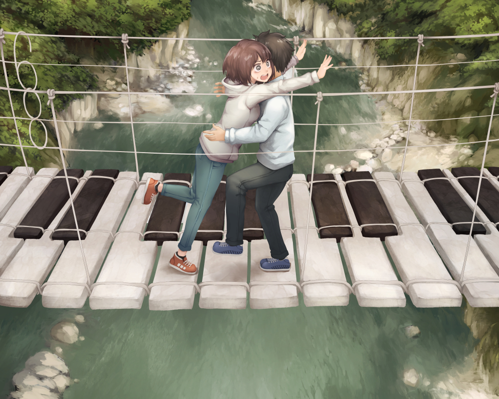 This is a pixiv picture whose title is 序曲.
