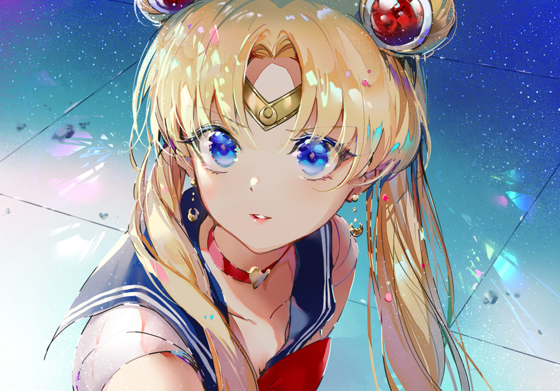 This is a pixiv picture whose title is sailor moon.