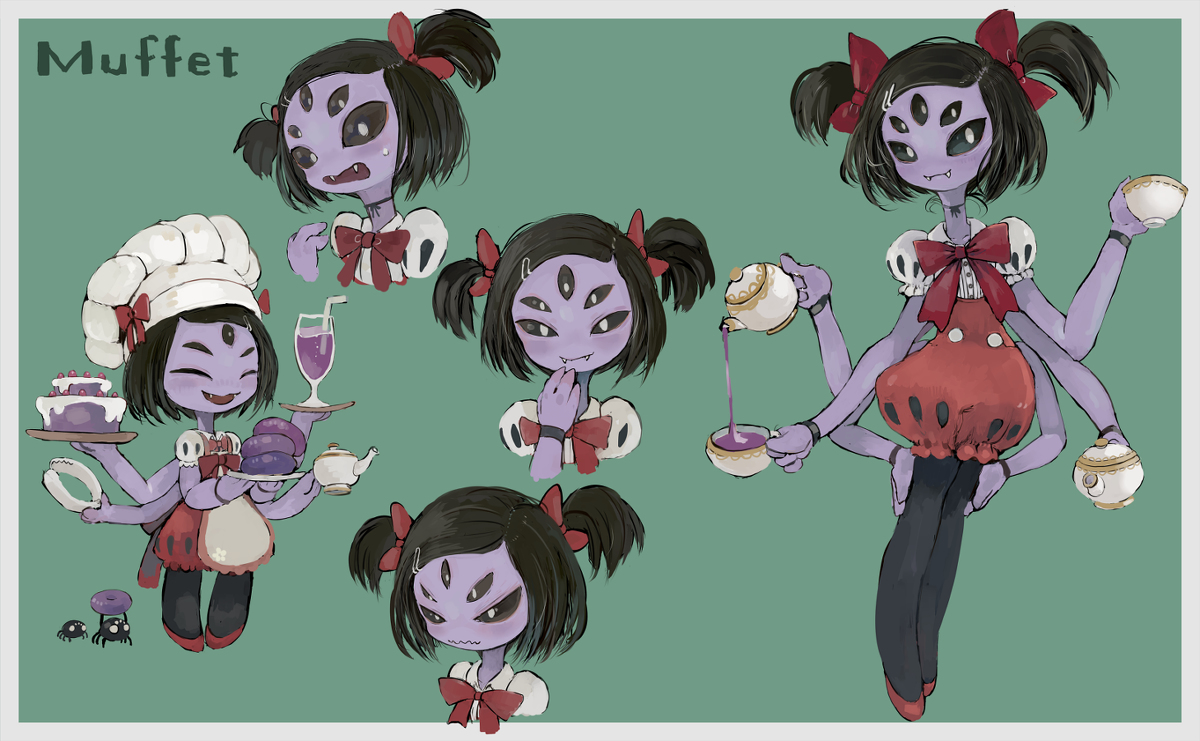 This is a pixiv picture whose title is muffetちゃん.