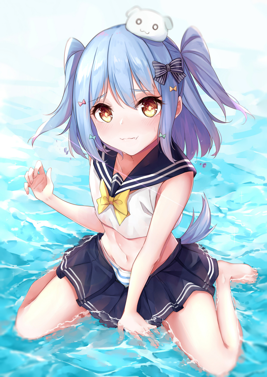 This is a pixiv picture whose title is 夏の犬山さん.