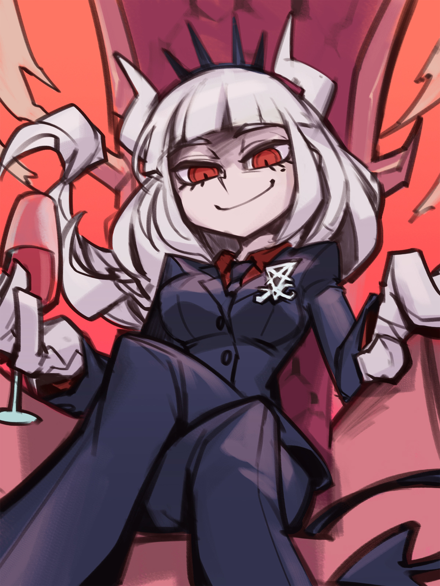 This is a pixiv picture whose title is the CEO of Hell.