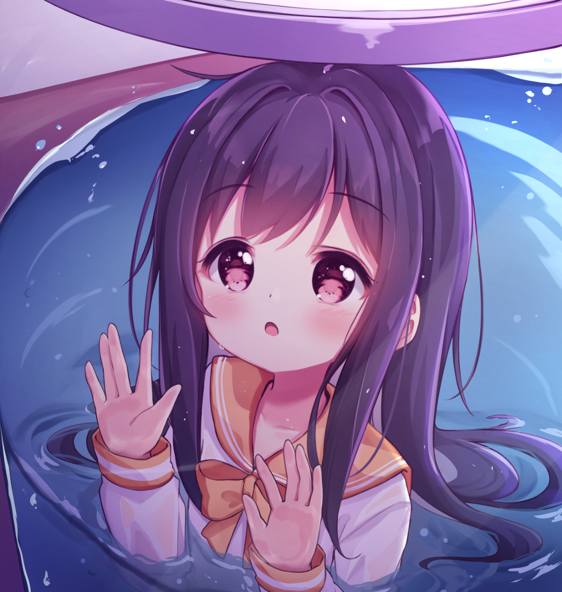 This is a pixiv picture whose title is :(.