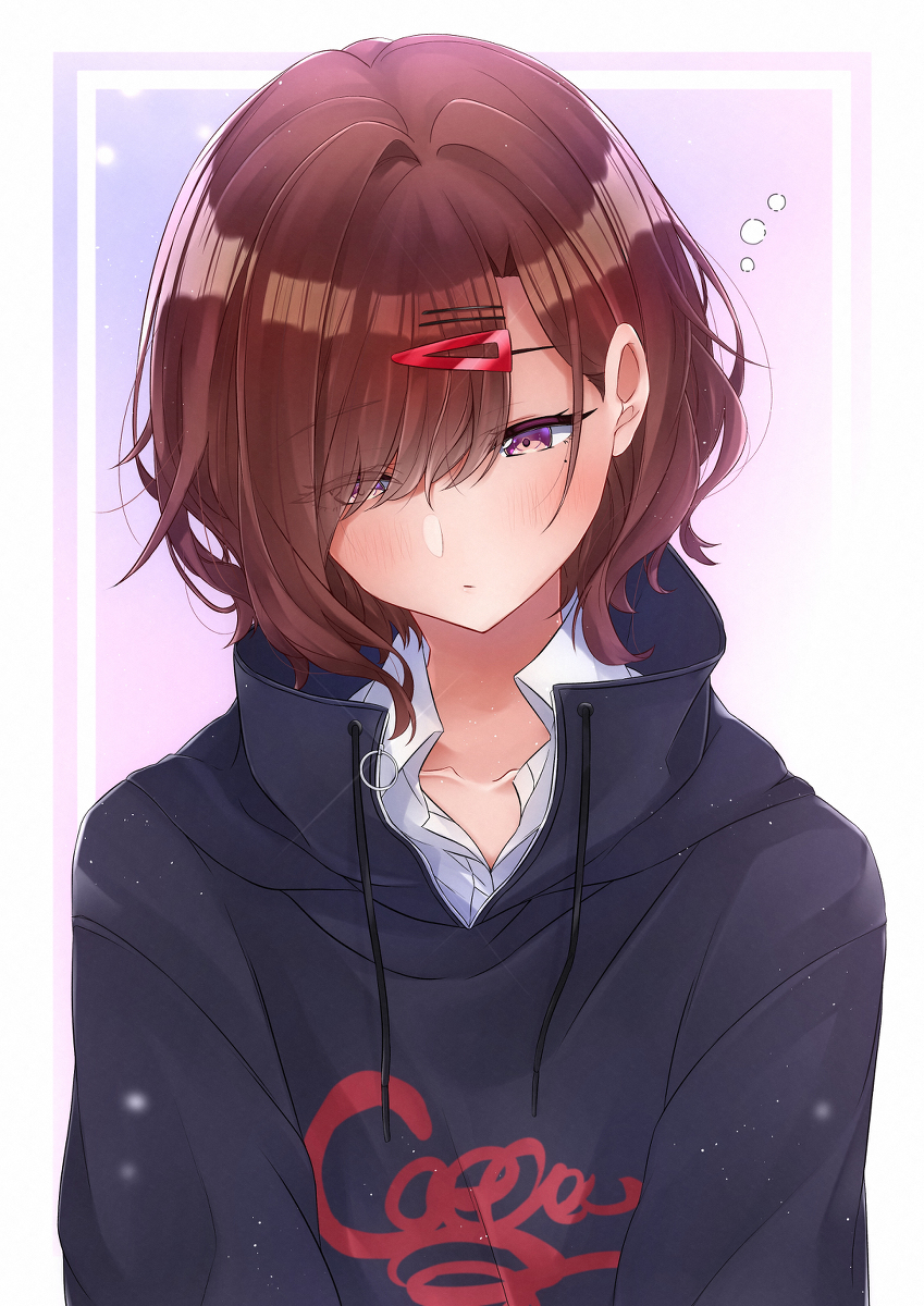 This is a pixiv picture whose title is 眠そう….