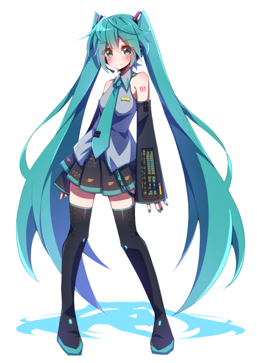 This is a pixiv picture whose title is MIKU.