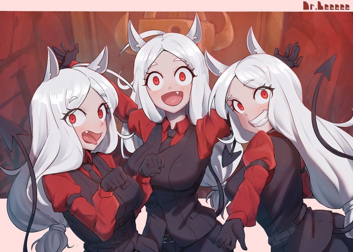 This is a pixiv picture whose title is Cerberus.