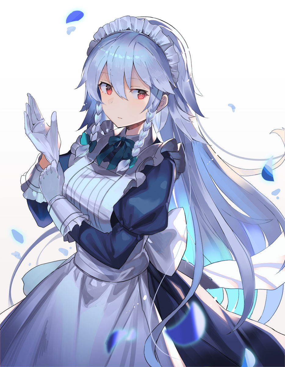 This is a pixiv picture whose title is 咲夜.