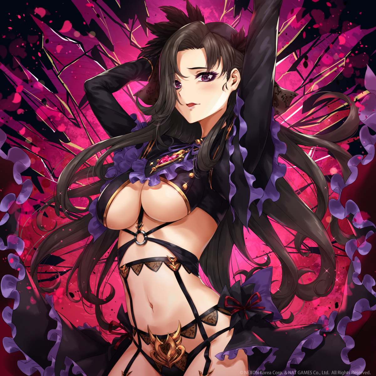 This is a pixiv picture whose title is 『OVERHIT』アイレーン.