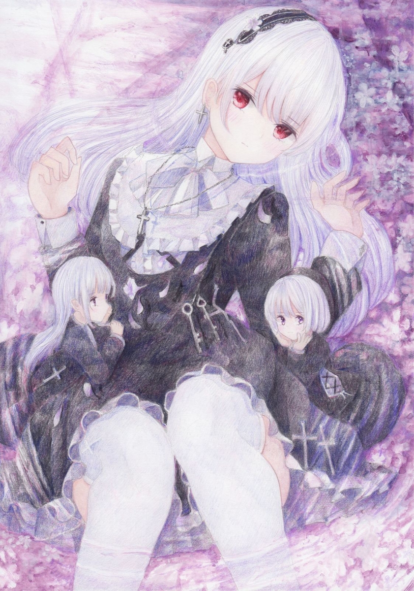 This is a pixiv picture whose title is 棺姫.