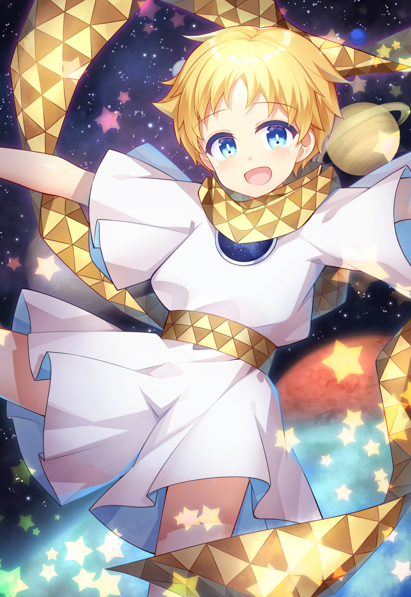 This is a pixiv picture whose title is 星を巡る者.