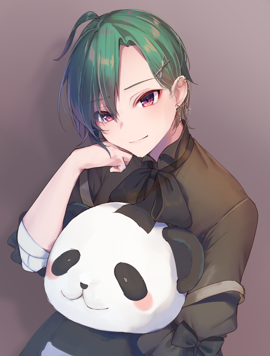This is a pixiv picture whose title is 緑仙.