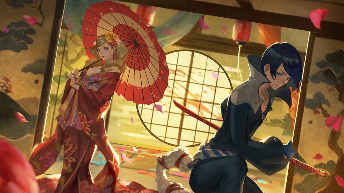 This is a pixiv picture whose title is 祐介 + 杏.