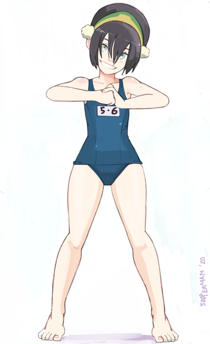 This is a pixiv picture whose title is Toph Beifong swimwear.