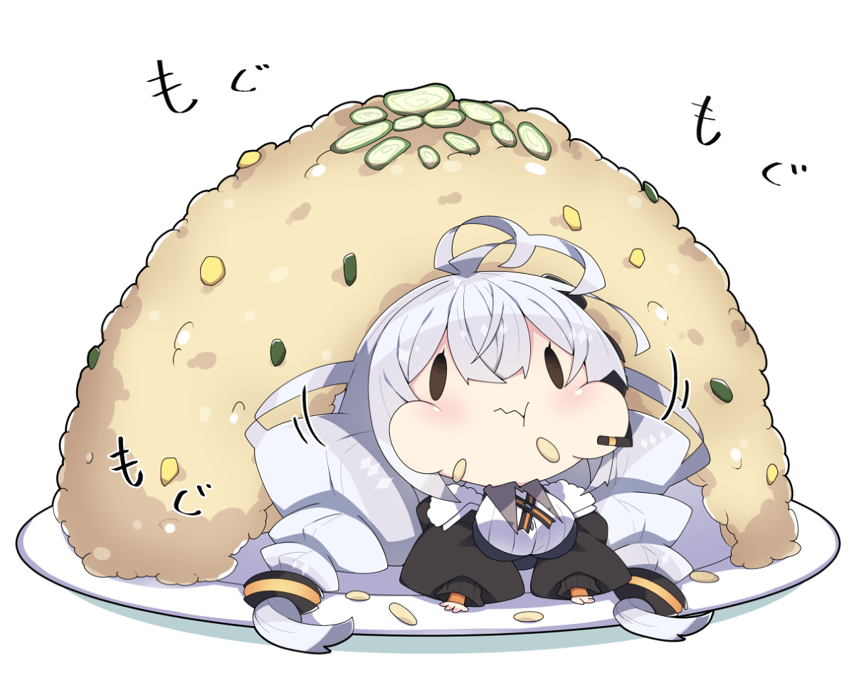 This is a pixiv picture whose title is チャーハンあかり。.