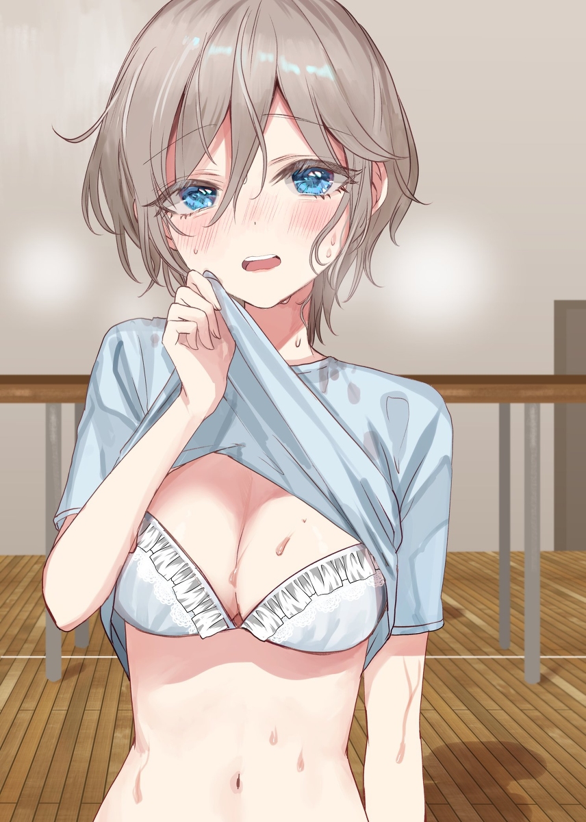 This is a pixiv picture whose title is 今日のレッスンは…たいへんでした….