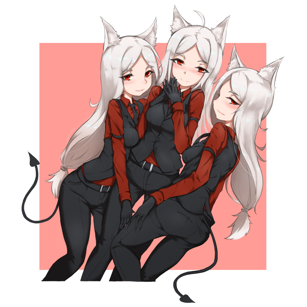 This is a pixiv picture whose title is Cerberus.