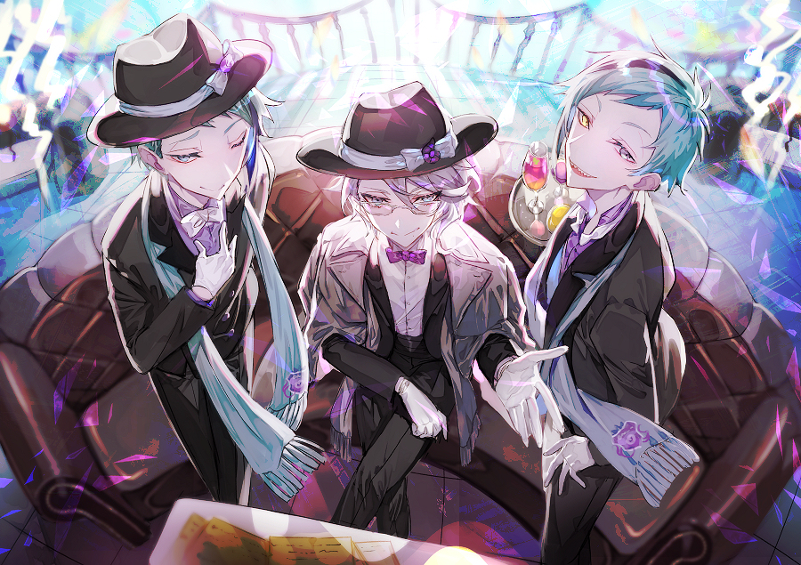 This is a pixiv picture whose title is 深海の商人.