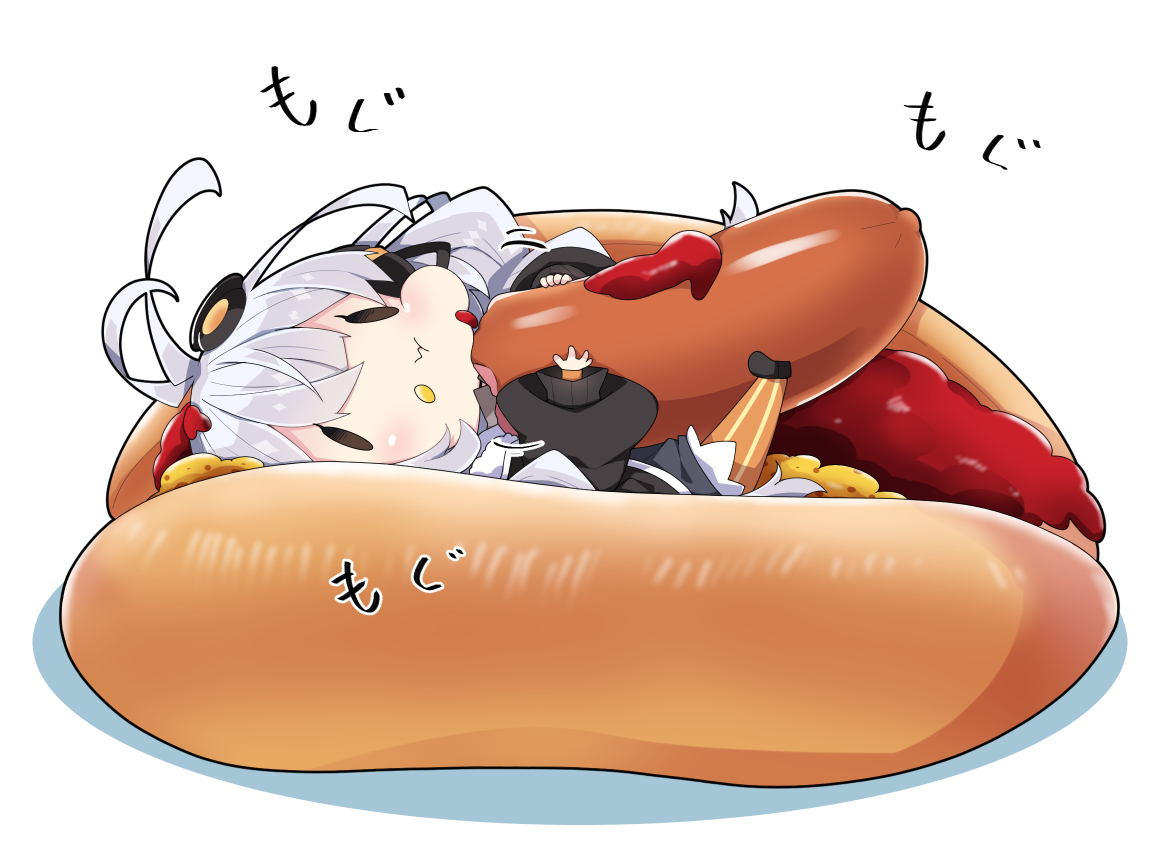 This is a pixiv picture whose title is ホットドッグあかり。.