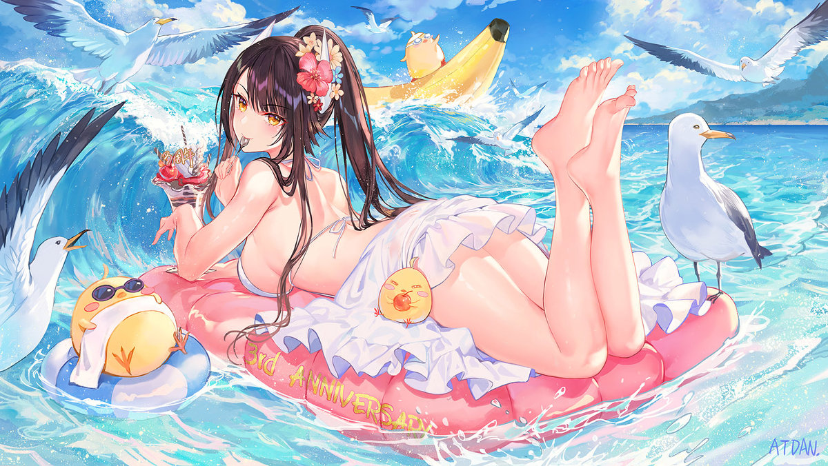 This is a pixiv picture whose title is 3rd anniversary.