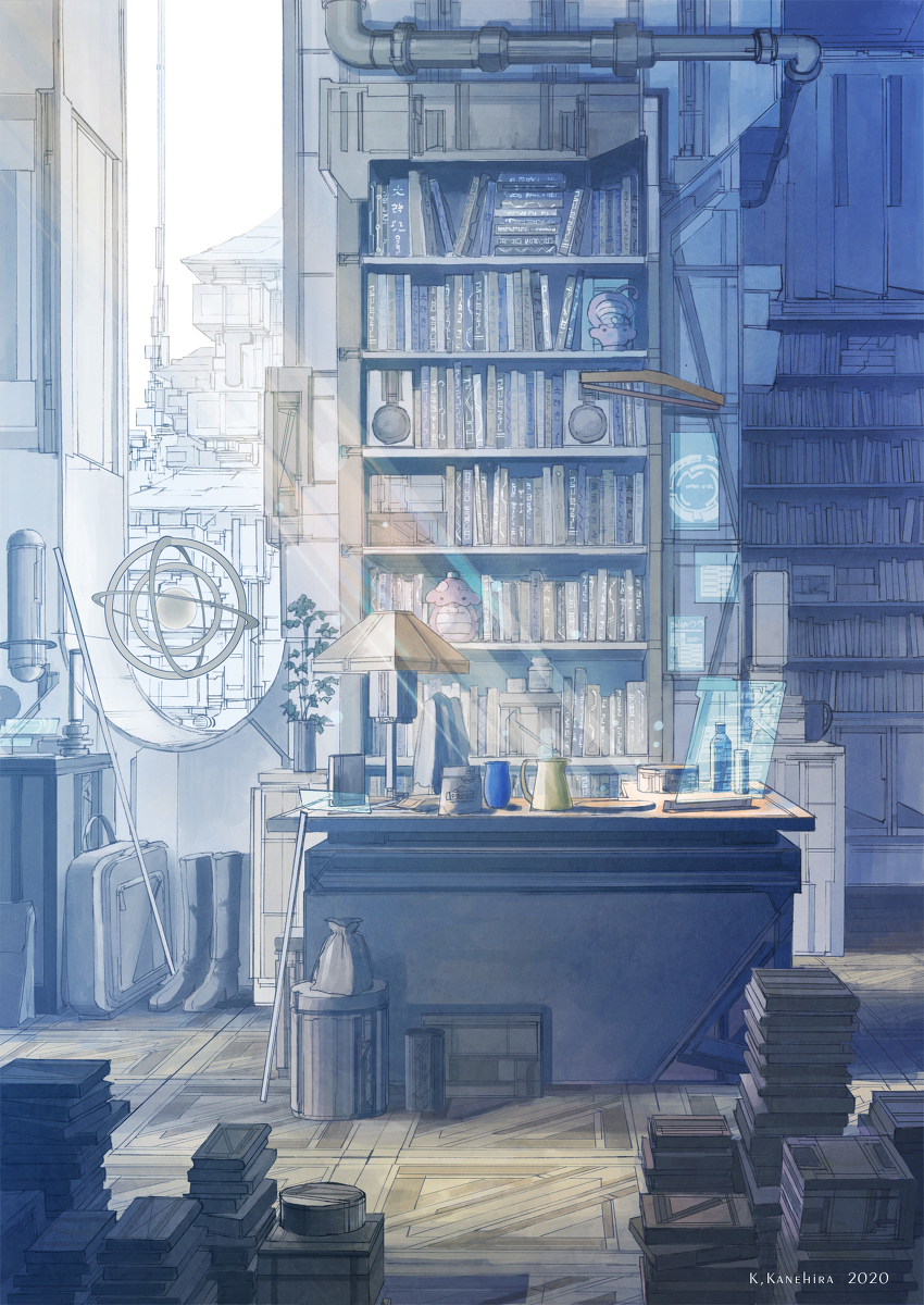 This is a pixiv picture whose title is 私のオフィス.