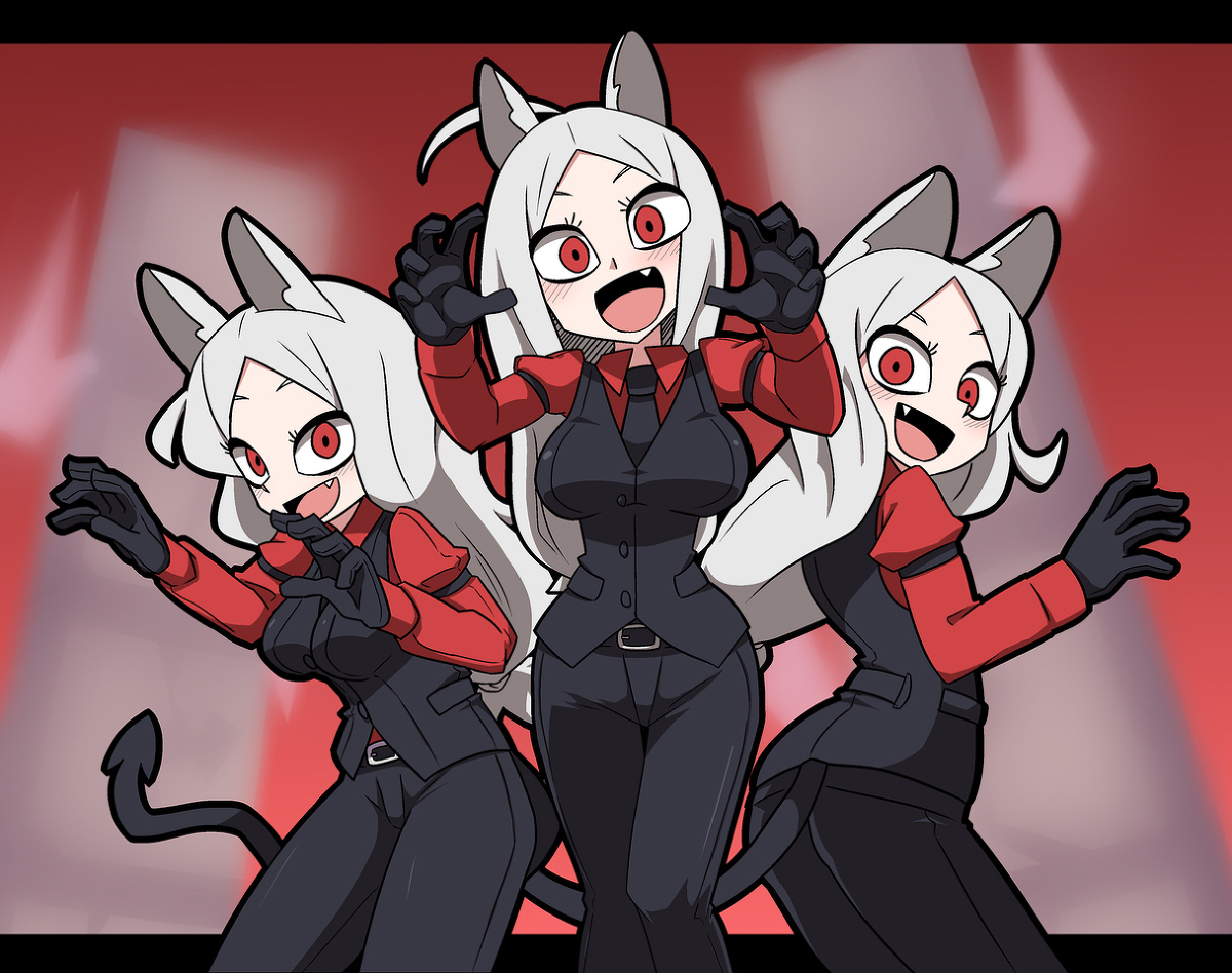 This is a pixiv picture whose title is Cerberus!!!.