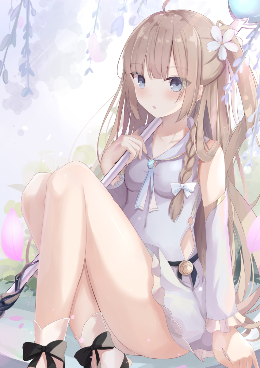 This is a pixiv picture whose title is Wisteria.