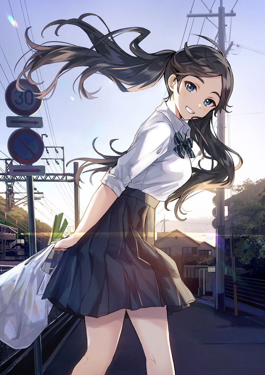 This is a pixiv picture whose title is 帰り道.