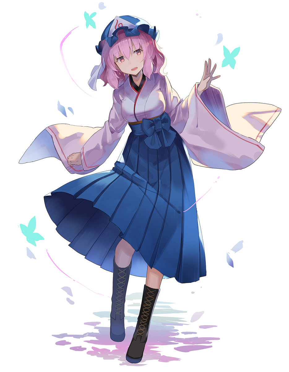 This is a pixiv picture whose title is 袴幽々子.