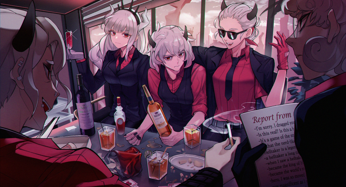 This is a pixiv picture whose title is Hell-Party.