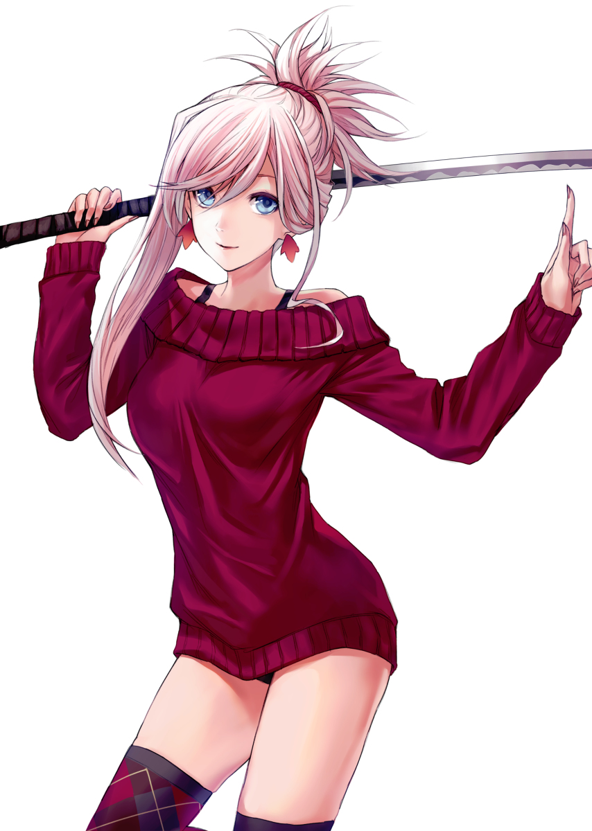 This is a pixiv picture whose title is 私服武蔵ちゃん.