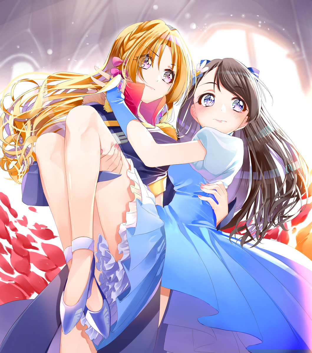 This is a pixiv picture whose title is 栗原ネネと桐生つかさ.