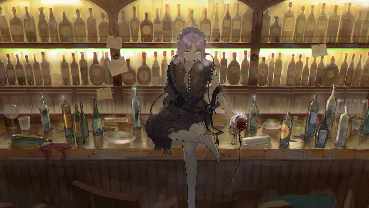 This is a pixiv picture whose title is アンドロイドは美酒佳肴の夢を見るか.