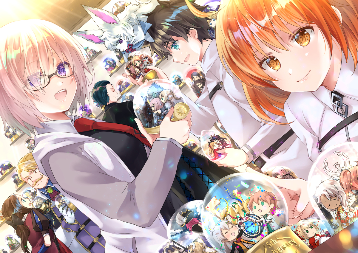 This is a pixiv picture whose title is ５周年！！！！.