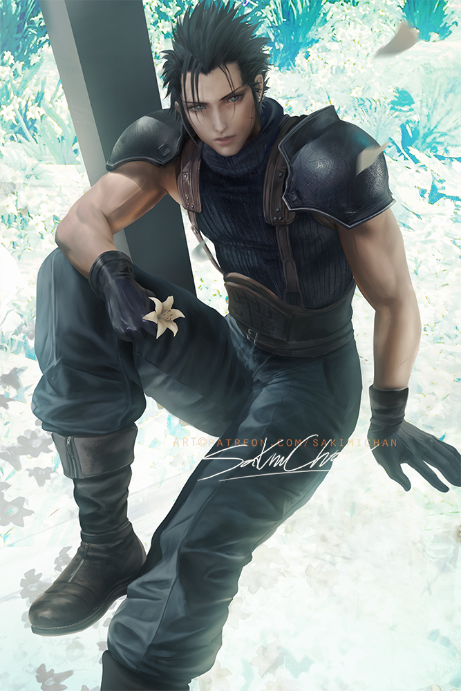 This is a pixiv picture whose title is 扎克斯 Zack fair.