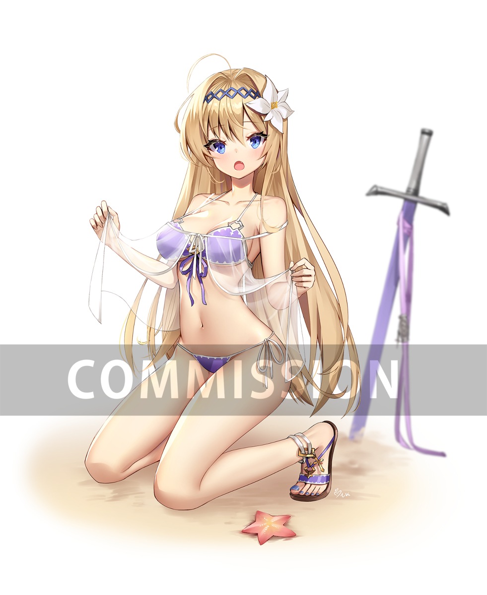 This is a pixiv picture whose title is Commission.