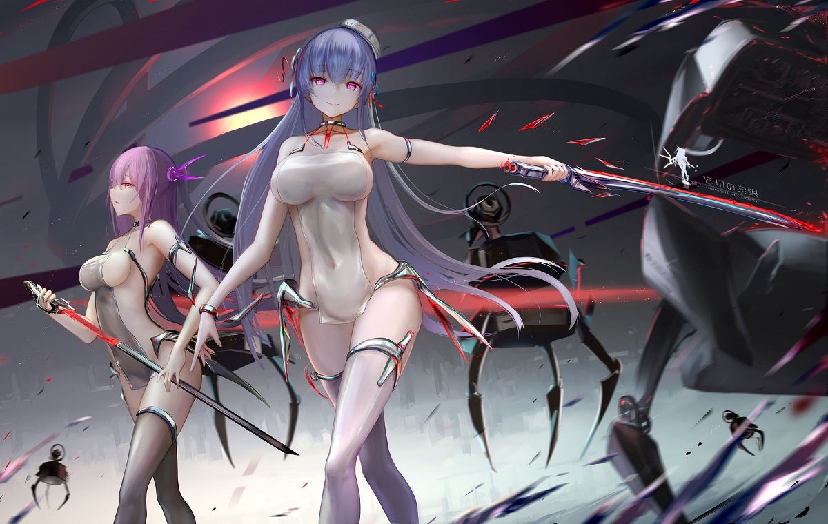 This is a pixiv picture whose title is 紫音.