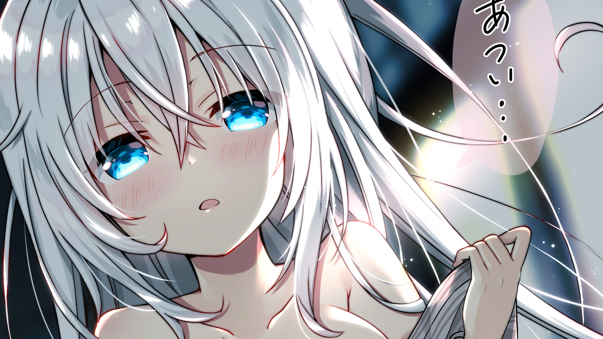 This is a pixiv picture whose title is 浴衣脱ぎ脱ぎ心ちゃん.