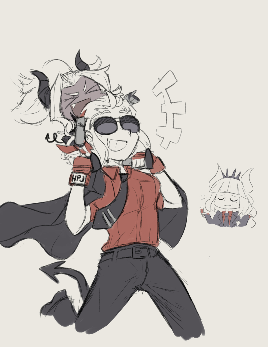 This is a pixiv picture whose title is Piggyback.