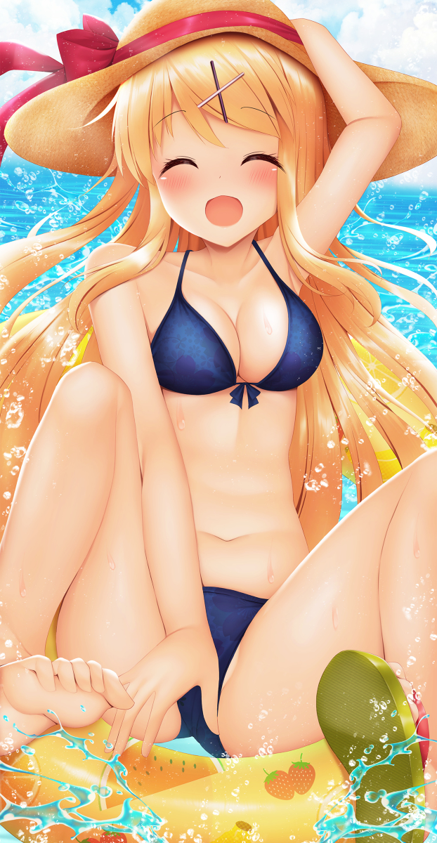 This is a pixiv picture whose title is ビキニの夏が来たーーﾜｯｼｮｲデース！.