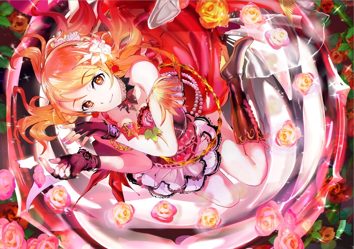 This is a pixiv picture whose title is 祝・加蓮総選挙CG.